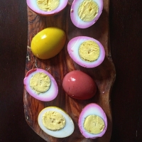 The Deviled Egg Gets a Makeover: BEET + MUSTARD-PICKLED EGGS