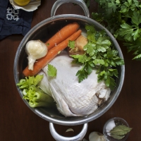 The Ultimate CHICKEN BROTH and 3 Ways to Use It